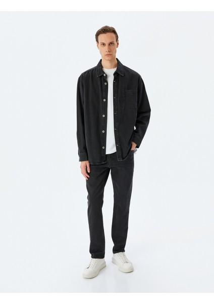 Slim Fit Kot Pantolon - Brad Jean