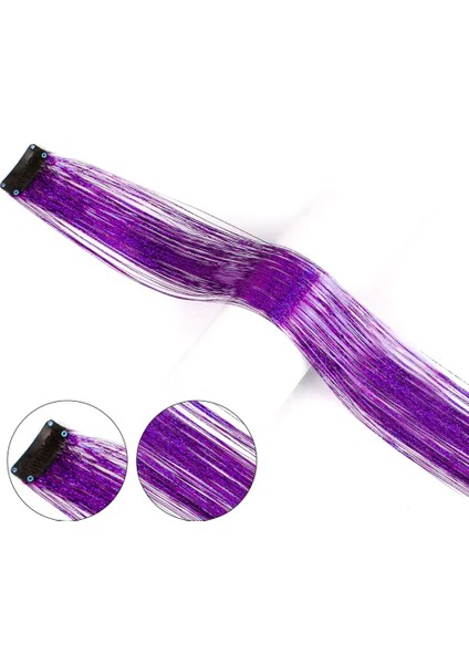 Klipsli Hair Tinsel Saç Simi - HTK20 Yeni