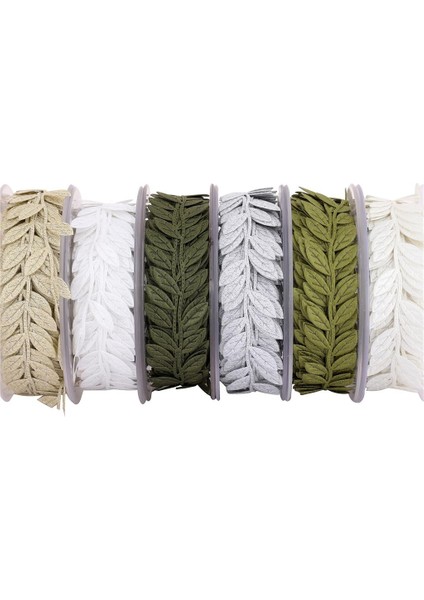 15M Ş Noel Çelenk Çiçek Bandı Trim Diy 25MMX15M (Yurt Dışından)