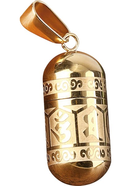 Urn Kolye Mini Silindir Anıt Mücevher Çelik (Yurt Dışından)