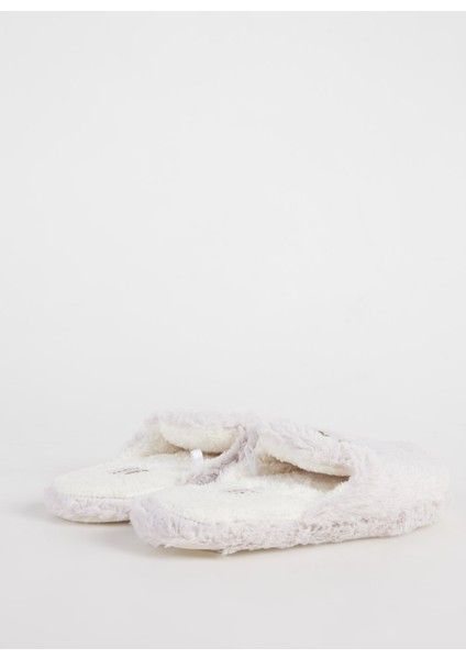 Gri Kadın Ev Terliği Baıley modelleri