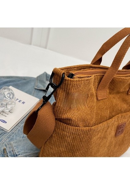 Kadife Büyük Kapasiteli Retro Omuz Çantası (Yurt Dışından) fırsatları