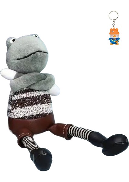 Tavşan Bebek Çift Kolye Uzun Bacaklı Kurbağa Peluş Bebek Çanta Kolye Bebek Bebek Kolye (Yurt Dışından)