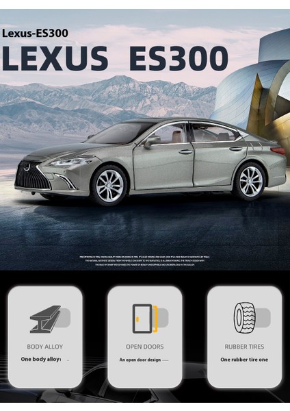 124 Lexus ES300 Alaşımlı Araba Modeli (Yurt Dışından)