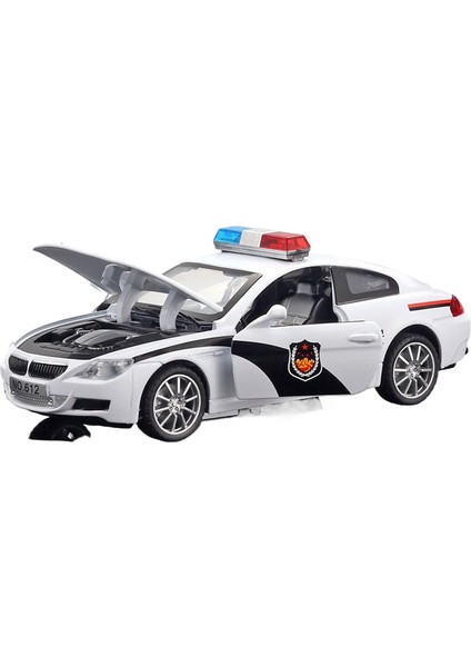 132 Alaşımlı Polis Arabası Model Oyuncaklar (Yurt Dışından)
