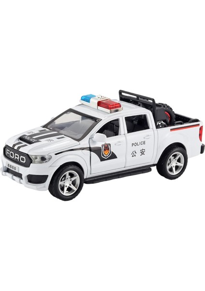 132 Alaşımlı Polis Arabası Model Oyuncaklar (Yurt Dışından)