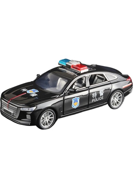 132 Alaşımlı Polis Arabası Model Oyuncaklar (Yurt Dışından)
