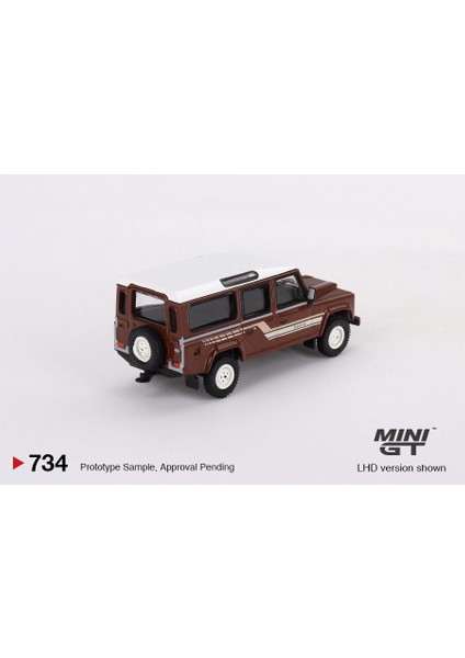 : 1/64 Land Rover Defender 110 1985 County Station Wagon Russet Brown fırsatları