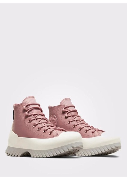 Pembe Kadın Deri Lifestyle Ayakkabı A04635C Chuck Taylor All Star Lu modelleri