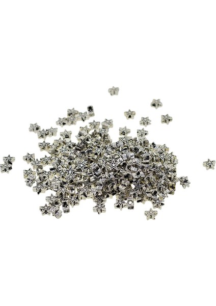 100 Adet Boncuk Metal Boncuklar Kolye Boncuk Kapaklar Zanaat (Yurt Dışından)