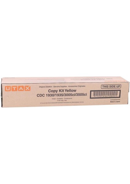 Tonersepeti Utax CDC-1930 Sarı Fotokopi Toner