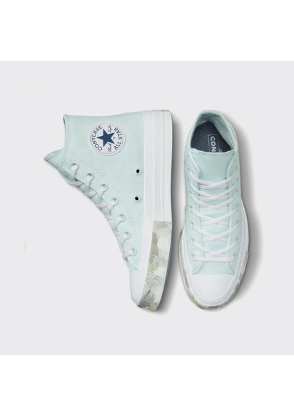 Chuck 70 Marbled Kadın Mavi Sneaker