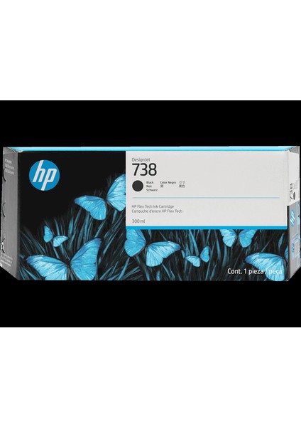 Hp 738-498N8A Siyah Orjinal Kartuş