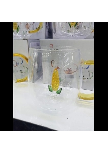 3D Mısır Figürlü Kupa Bardak