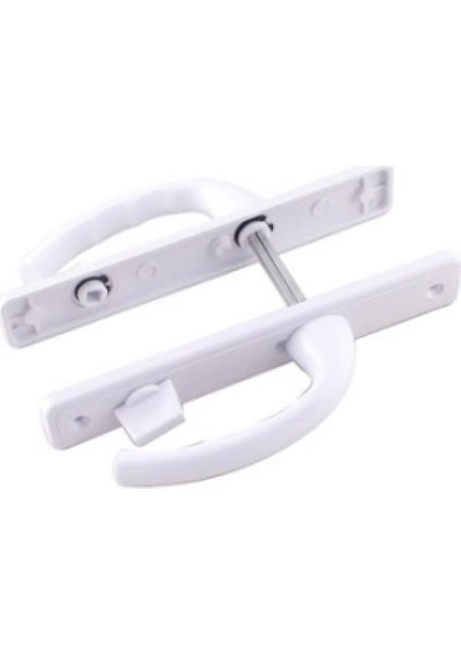 Poşetli Banyo-Wc - Kilitli Beyaz Pvc Kapı Kolu (4887)