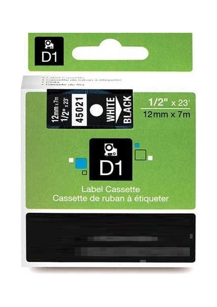 Tonersepeti Dymo 45021 Siyah Üzerine Beyaz Muadil Etiket fiyatları