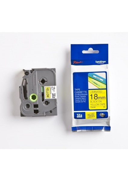 Tonersepeti Brother TZE-641 Sarı Lamine Etiket 18MM
