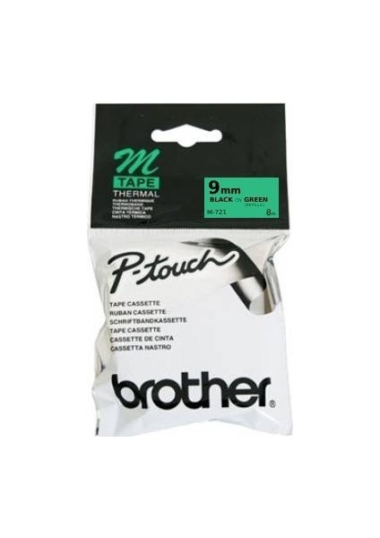 Tonersepeti Brother M-721 Yeşil Üzerine Siyah Etiket 9mm fiyatları