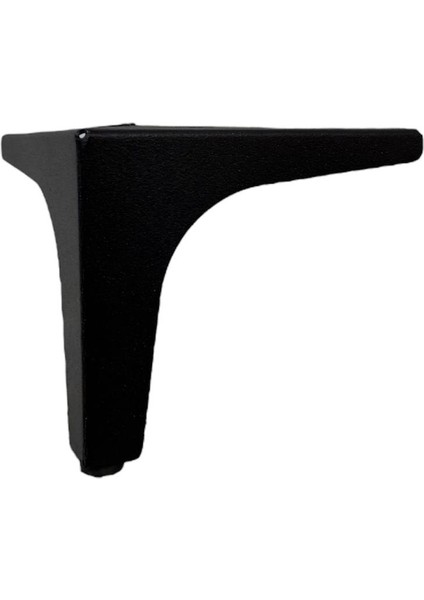 T Sac Ayak 12 cm Metal Mobilya Ayağı Statik Siyah (1 Adet Fiyatı)