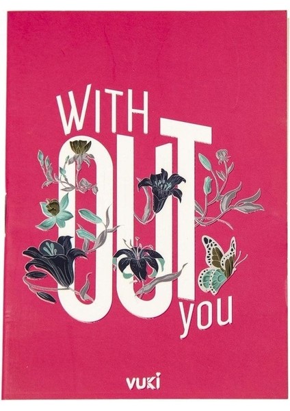 Minik Not Defteri (Çiçek)