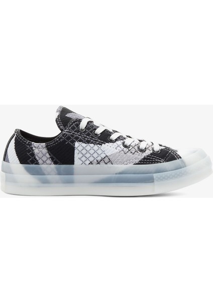 Chuck 70 Knit Print Kadın Siyah Sneaker