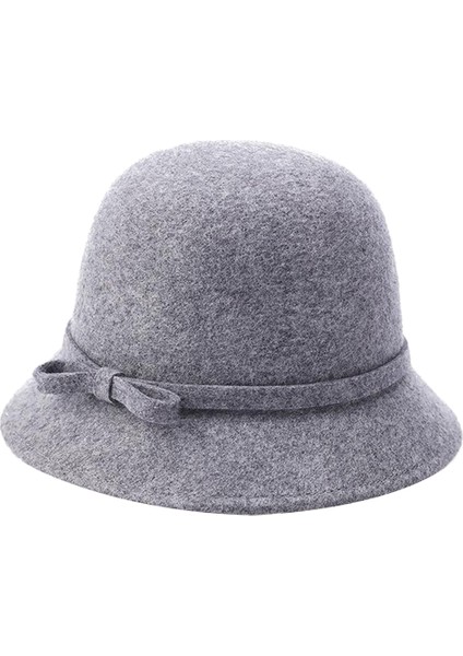 Kadın Yün Karışımı Cloche Winter Dome Dome Gri (Yurt Dışından) fiyatları