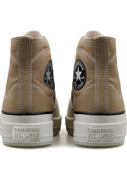 Chuck Taylor All Star Construct Kadın Günlük Ayakkabı A03876C Krem fırsatları