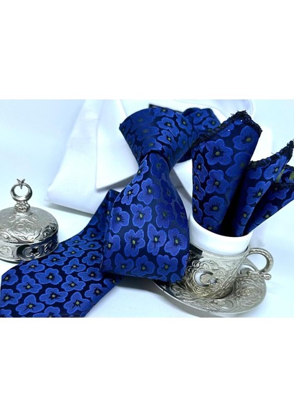 Dokuma Mendilli Kravat