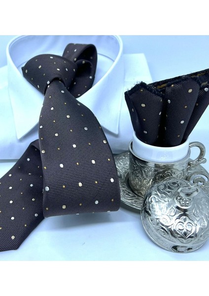 Dokuma Mendilli Kravat