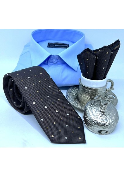 Dokuma Mendilli Kravat modelleri