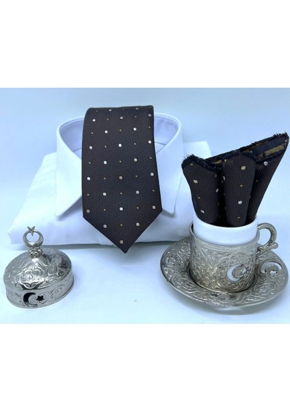 Dokuma Mendilli Kravat indirimleri