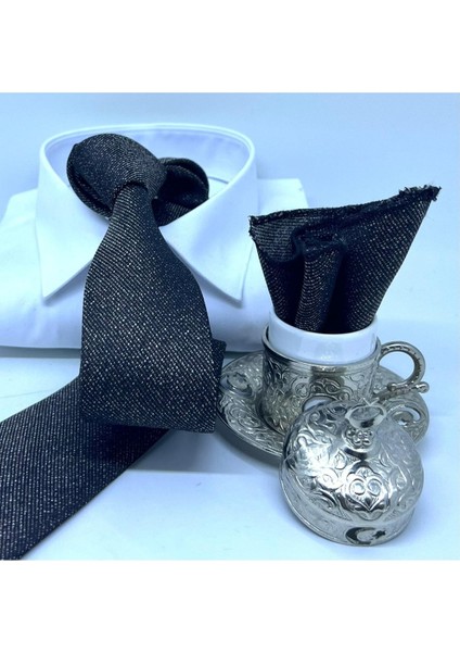 Dokuma Mendilli Kravat modelleri