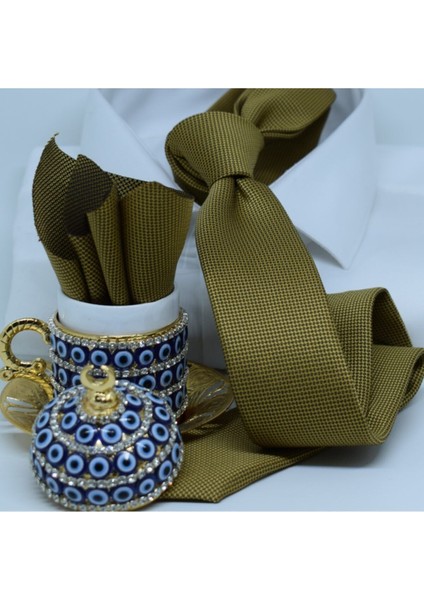 Dokuma Mendilli Kravat