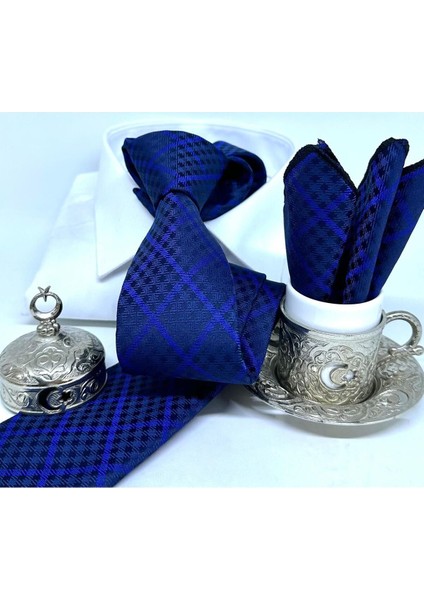 Dokuma Mendilli Kravat