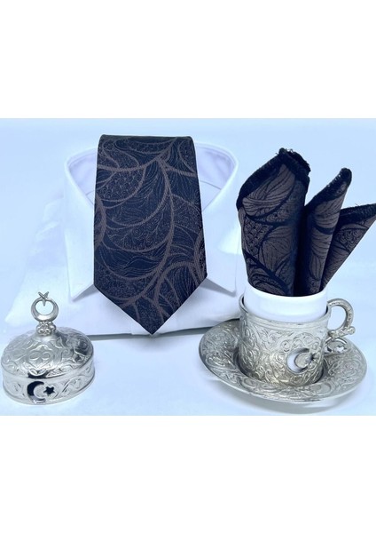 Dokuma Mendilli Kravat indirimleri