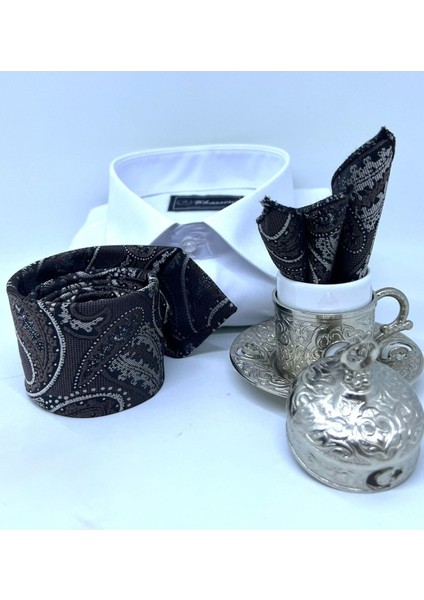 Dokuma Mendilli Kravat fırsatları