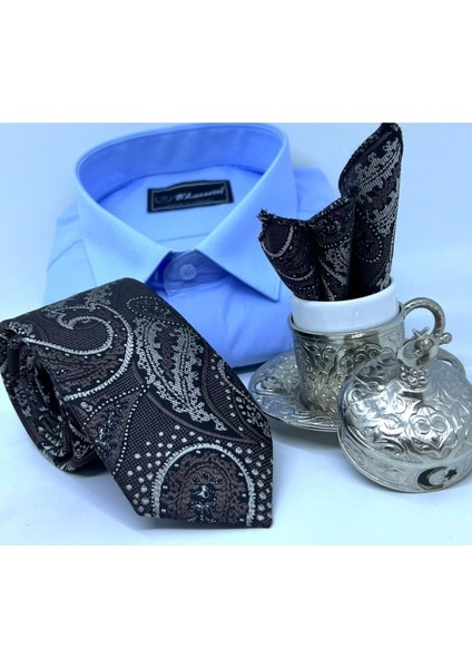 Dokuma Mendilli Kravat indirimleri