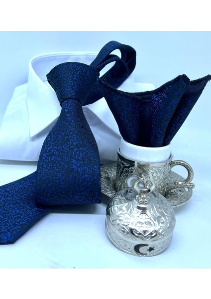 Dokuma Mendilli Kravat