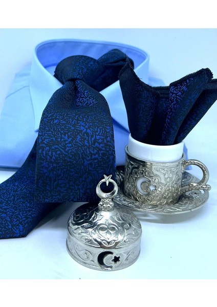 Dokuma Mendilli Kravat modelleri