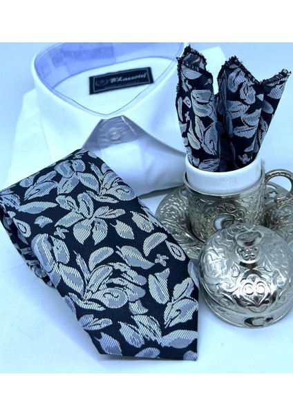 Dokuma Mendilli Kravat modelleri