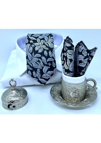 Dokuma Mendilli Kravat indirimleri