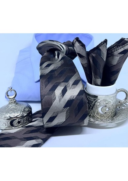 Dokuma Mendilli Kravat modelleri