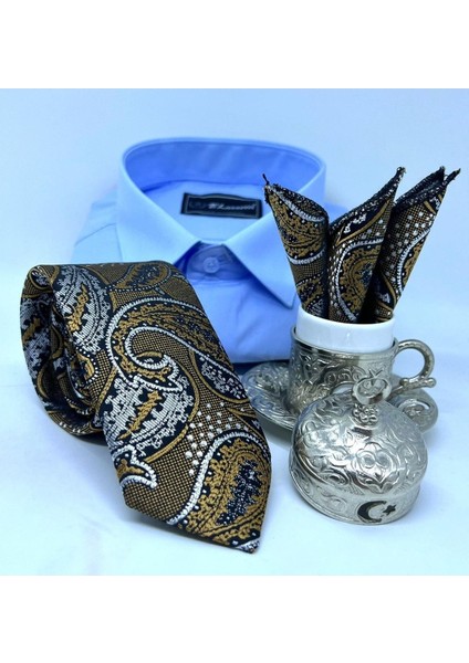 Dokuma Mendilli Kravat indirimleri