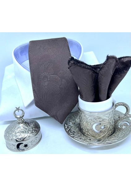 Dokuma Mendilli Kravat