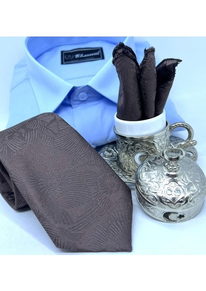 Dokuma Mendilli Kravat modelleri