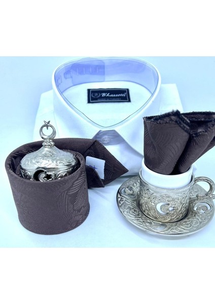 Dokuma Mendilli Kravat indirimleri