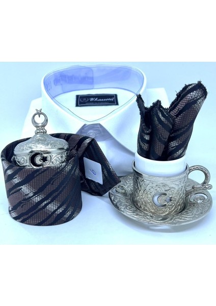 Dokuma Mendilli Kravat fırsatları