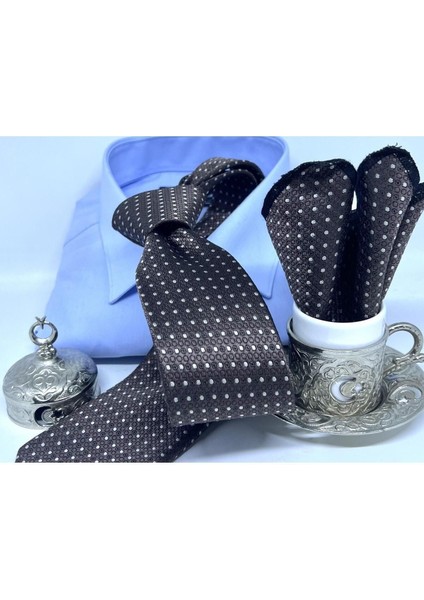 Dokuma Mendilli Kravat modelleri