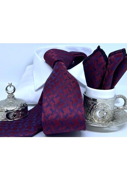 Dokuma Mendilli Kravat