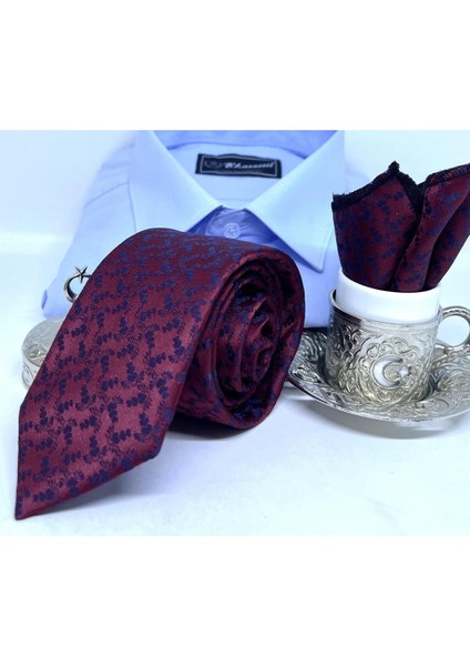 Dokuma Mendilli Kravat modelleri